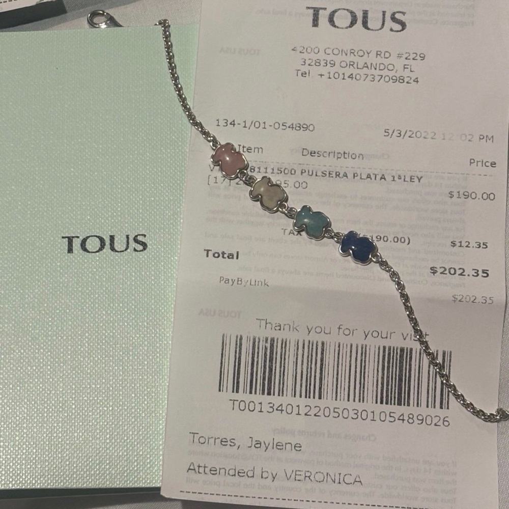 Elegant Multi-Color Charm Bracelet Set Tous